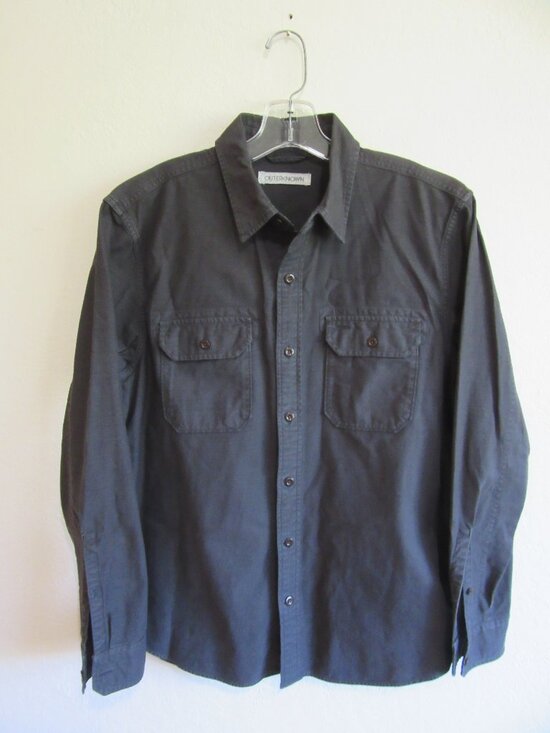 Outerknown Other - OUTERKNOWN Dark Gray S Organic Cotton Shirt